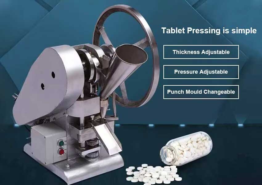 Candy Tablet Single Punch Molds Compression Pill Press Mold Milk
